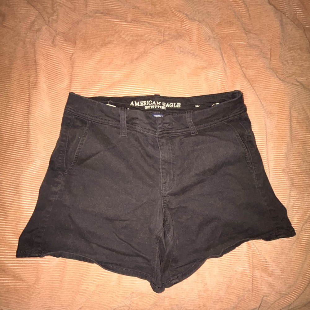A&E Black Khaki Shorts